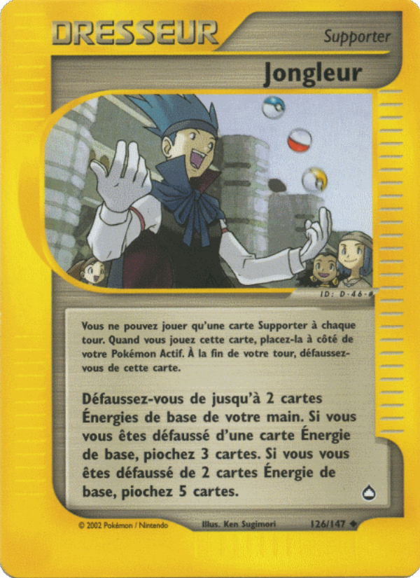 Jongleur 126 — Aquapolis (French Pokémon TCG card)