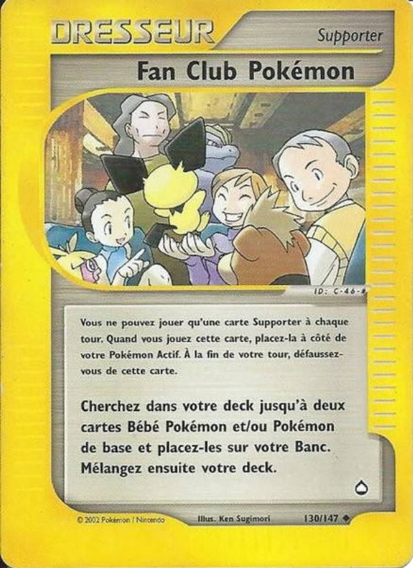 Fan Club Pokémon 130 — Aquapolis (French Pokémon TCG card)