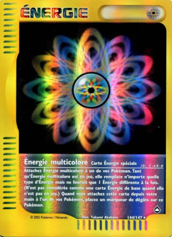 Énergie multicolore 144 — Aquapolis (French Pokémon TCG card)