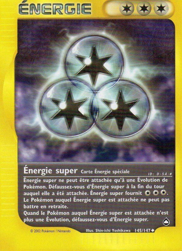 Énergie super 145 — Aquapolis (French Pokémon TCG card)