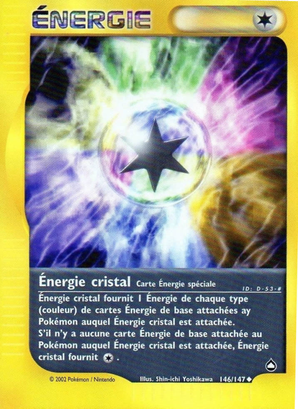 Énergie cristal 146 — Aquapolis (French Pokémon TCG card)