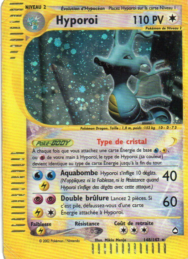 Hyporoi 148 — Aquapolis (French Pokémon TCG card)