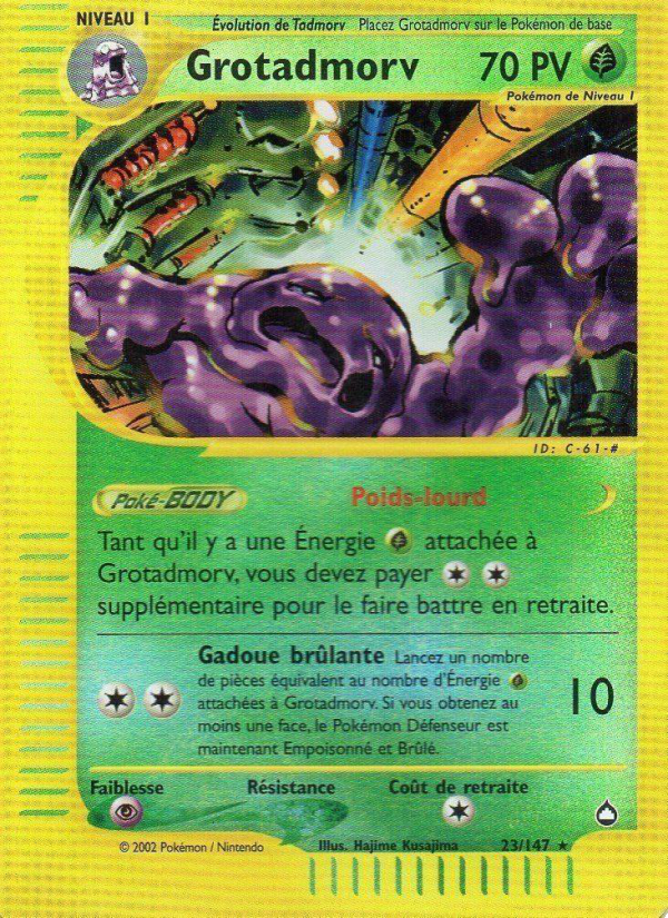 Grotadmorv 23 — Aquapolis (French Pokémon TCG card)