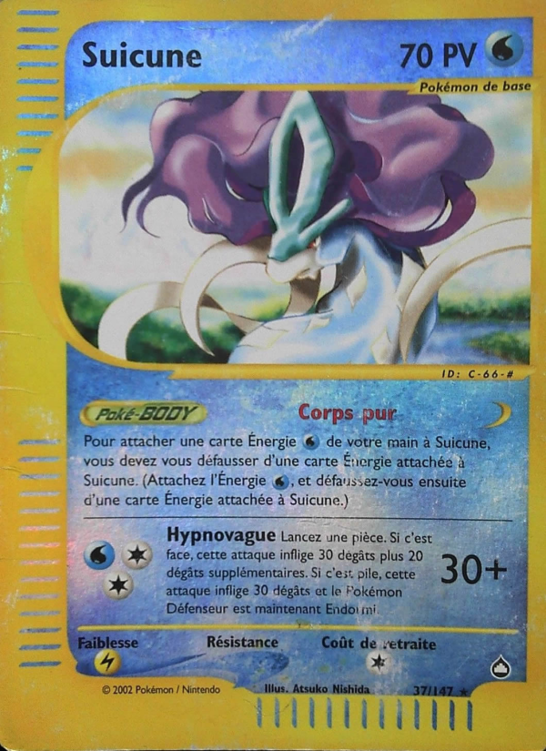 Suicune 37 — Aquapolis (French Pokémon TCG card)