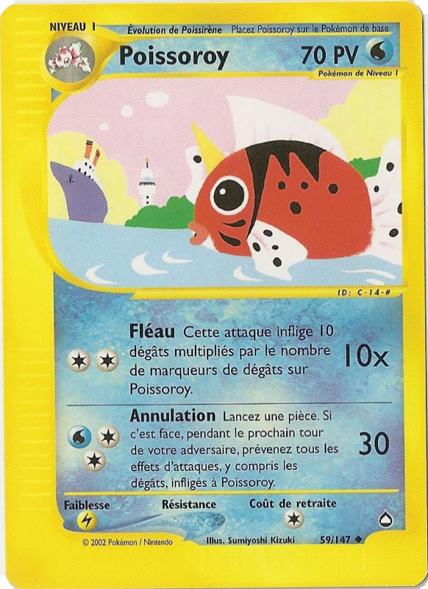 Poissoroy 59 — Aquapolis (French Pokémon TCG card)