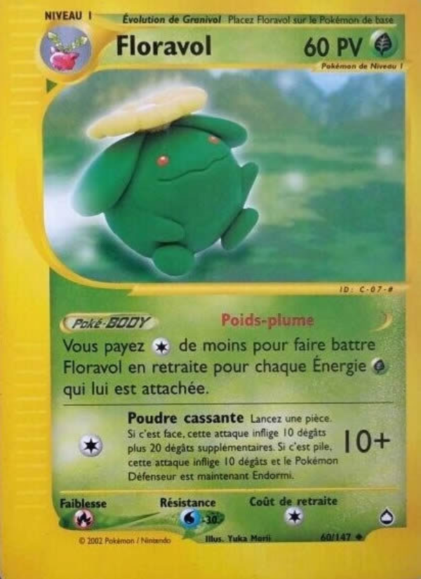 Floravol 60 — Aquapolis (French Pokémon TCG card)