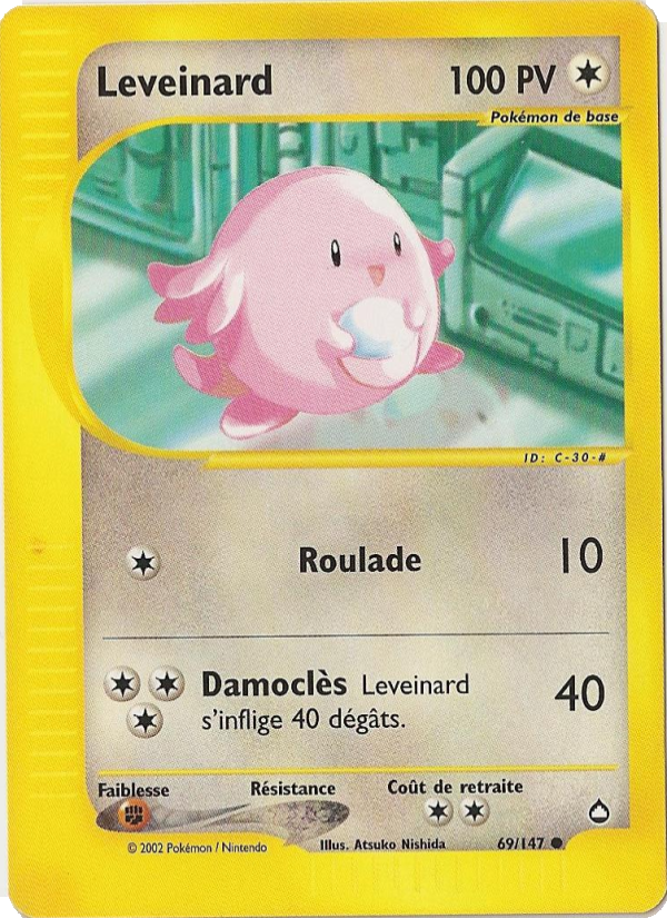 Leveinard 69 — Aquapolis (French Pokémon TCG card)