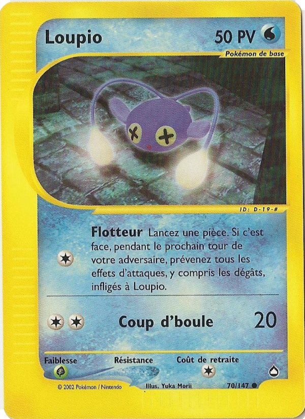 Loupio 70 — Aquapolis (French Pokémon TCG card)
