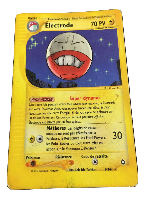 Électrode 8 — Aquapolis (French Pokémon TCG card)