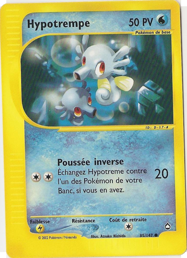 Hypotrempe 85 — Aquapolis (French Pokémon TCG card)