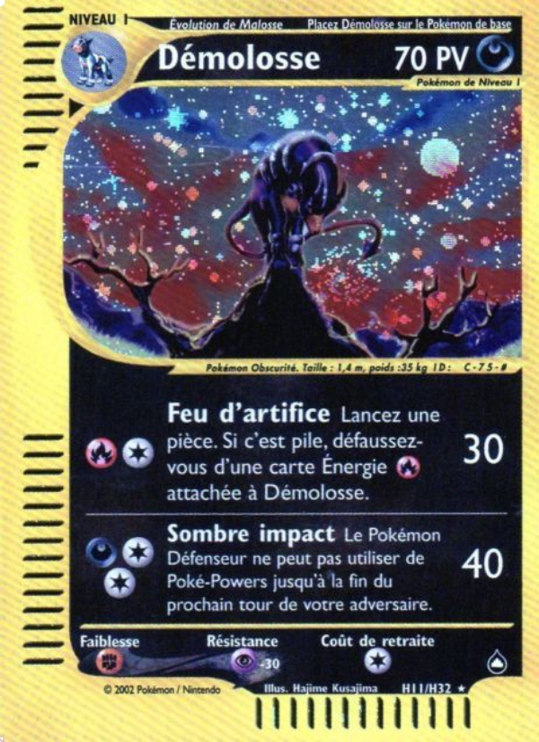 Démolosse H11 — Aquapolis (French Pokémon TCG card)