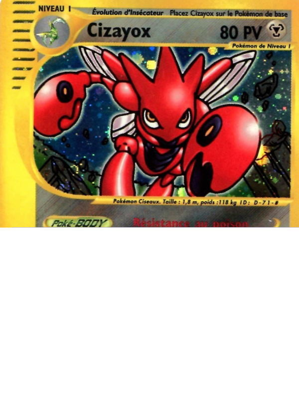 Cizayox H21 — Aquapolis (French Pokémon TCG card)