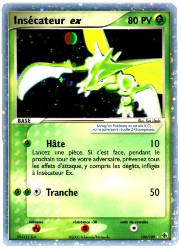Insécateur ex 102 — EX Ruby & Sapphire (French Pokémon TCG card)