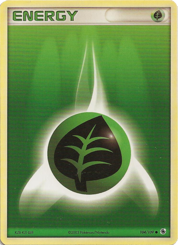 Énergie Plante 104 — EX Ruby & Sapphire (French Pokémon TCG card)