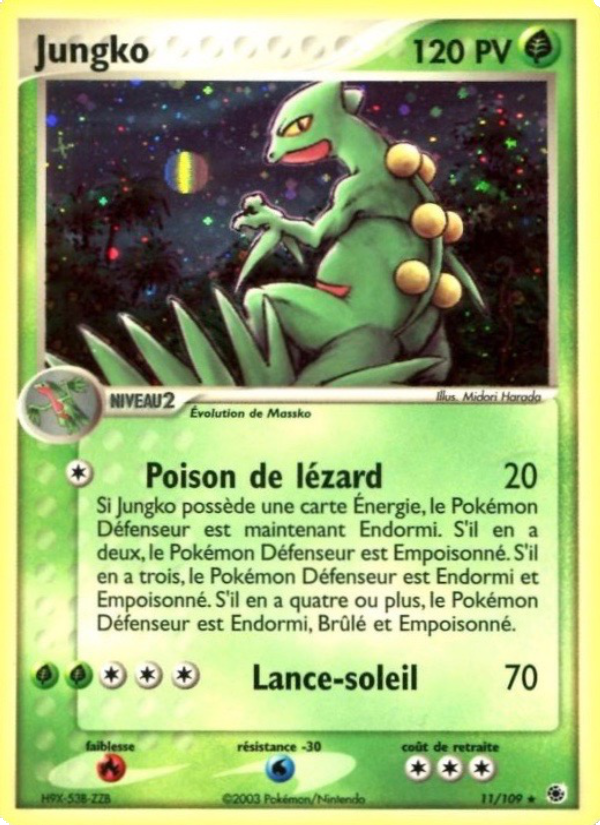 Jungko 11 — EX Ruby & Sapphire (French Pokémon TCG card)