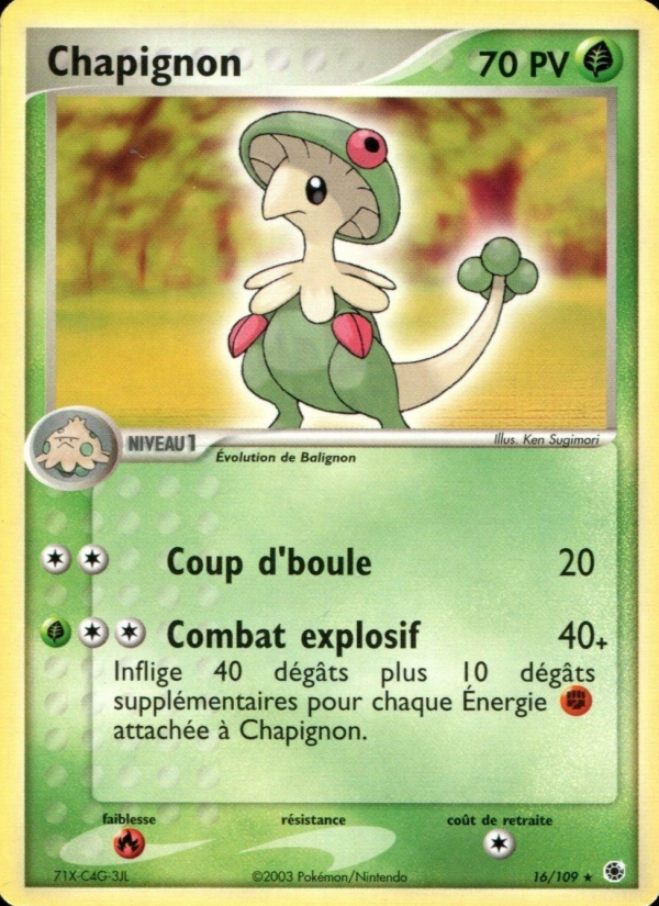 Chapignon 16 — EX Ruby & Sapphire (French Pokémon TCG card)