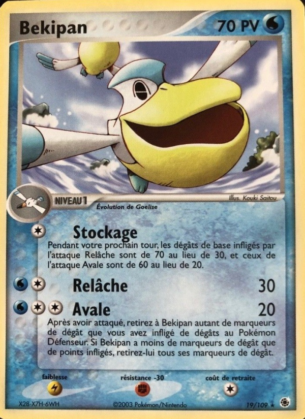 Bekipan 19 — EX Ruby & Sapphire (French Pokémon TCG card)