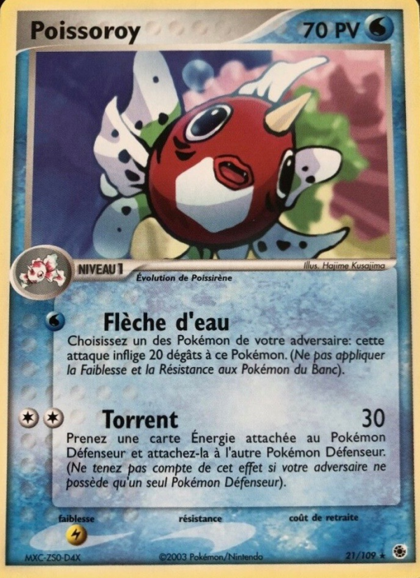 Poissoroy 21 — EX Ruby & Sapphire (French Pokémon TCG card)