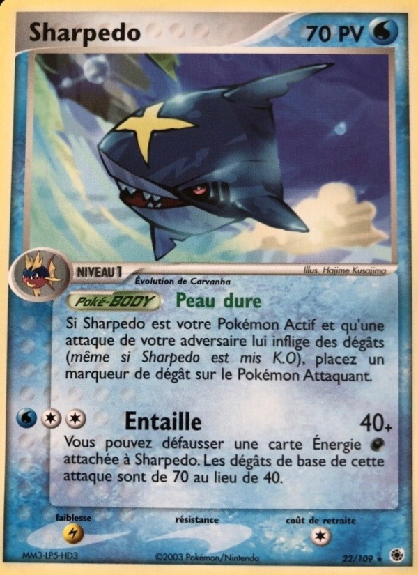 Sharpedo 22 — EX Ruby & Sapphire (French Pokémon TCG card)