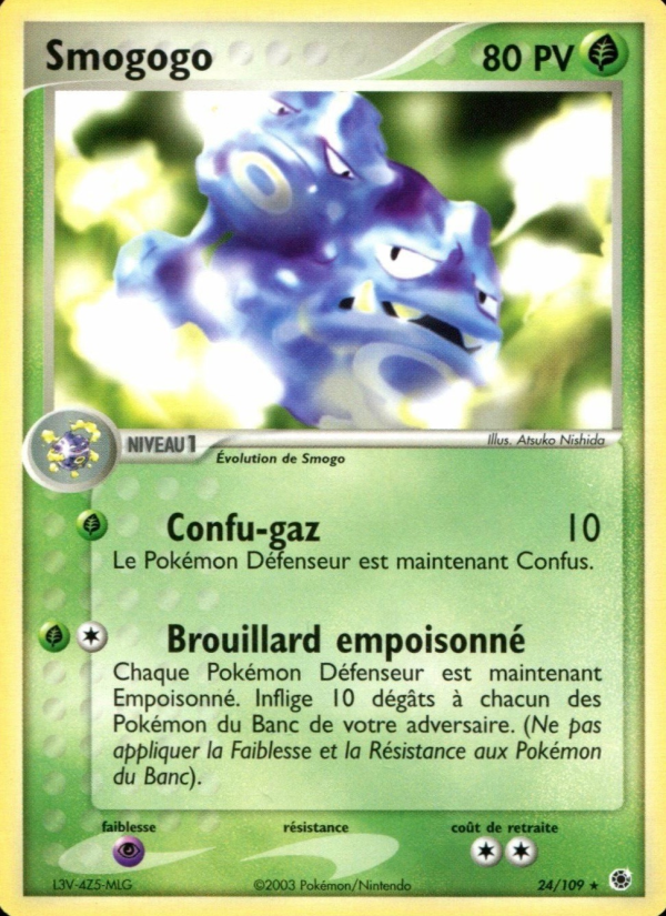 Smogogo 24 — EX Ruby & Sapphire (French Pokémon TCG card)