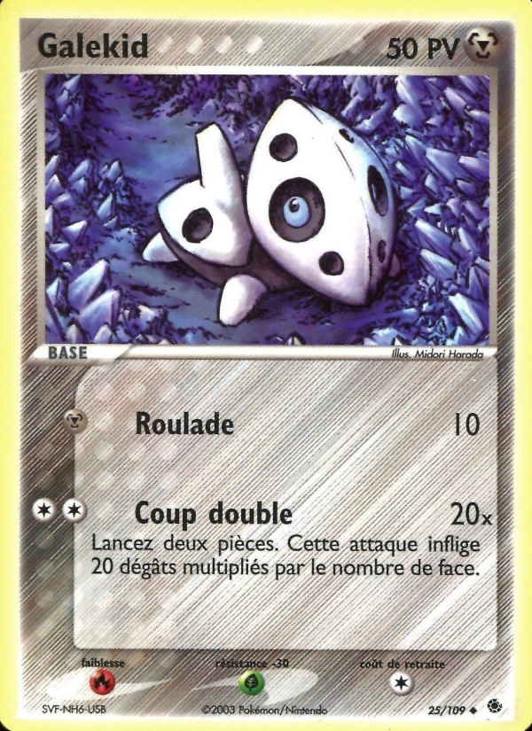 Galekid 25 — EX Ruby & Sapphire (French Pokémon TCG card)
