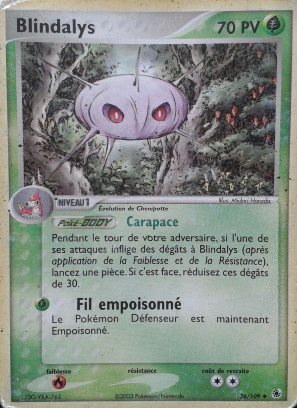 Blindalys 26 — EX Ruby & Sapphire (French Pokémon TCG card)