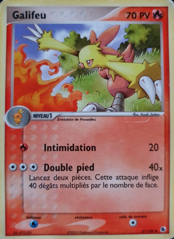 Galifeu 27 — EX Ruby & Sapphire (French Pokémon TCG card)