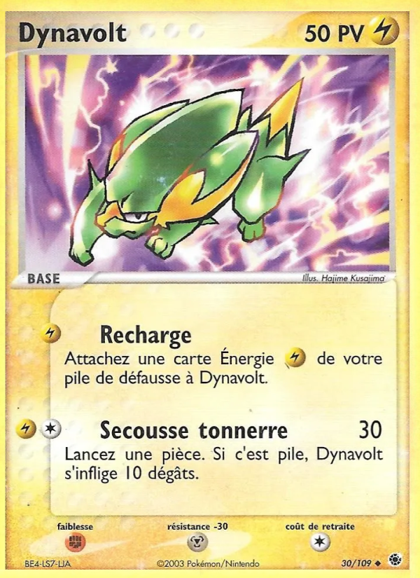 Dynavolt 30 — EX Ruby & Sapphire (French Pokémon TCG card)