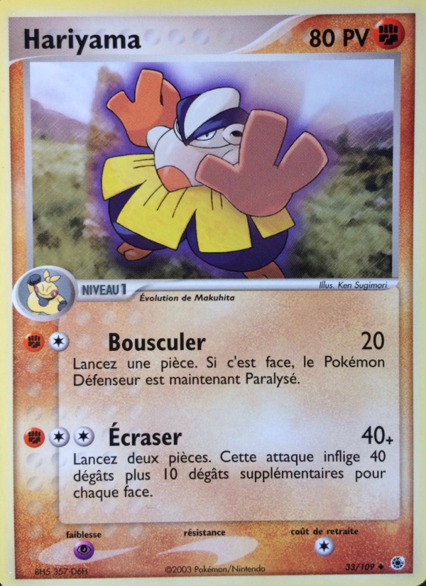 Hariyama 33 — EX Ruby & Sapphire (French Pokémon TCG card)