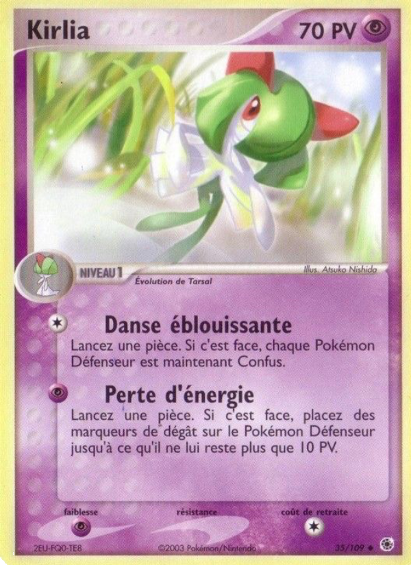 Kirlia 35 — EX Ruby & Sapphire (French Pokémon TCG card)