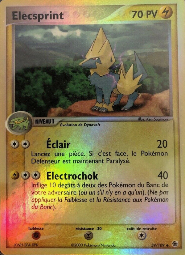 Elecsprint 39 — EX Ruby & Sapphire (French Pokémon TCG card)