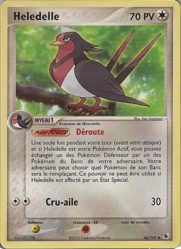 Heledelle 46 — EX Ruby & Sapphire (French Pokémon TCG card)