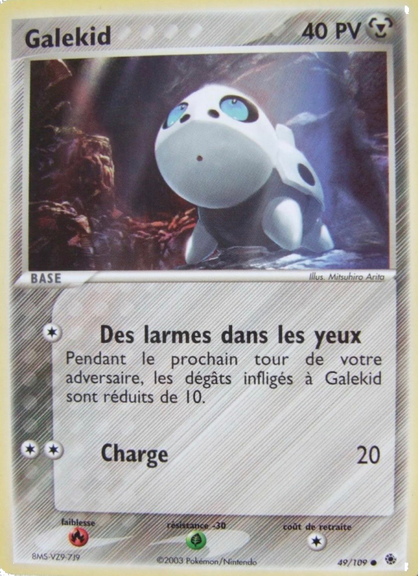 Galekid 49 — EX Ruby & Sapphire (French Pokémon TCG card)