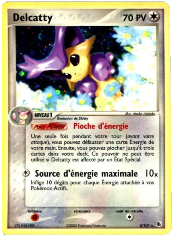 Delcatty 5 — EX Ruby & Sapphire (French Pokémon TCG card)