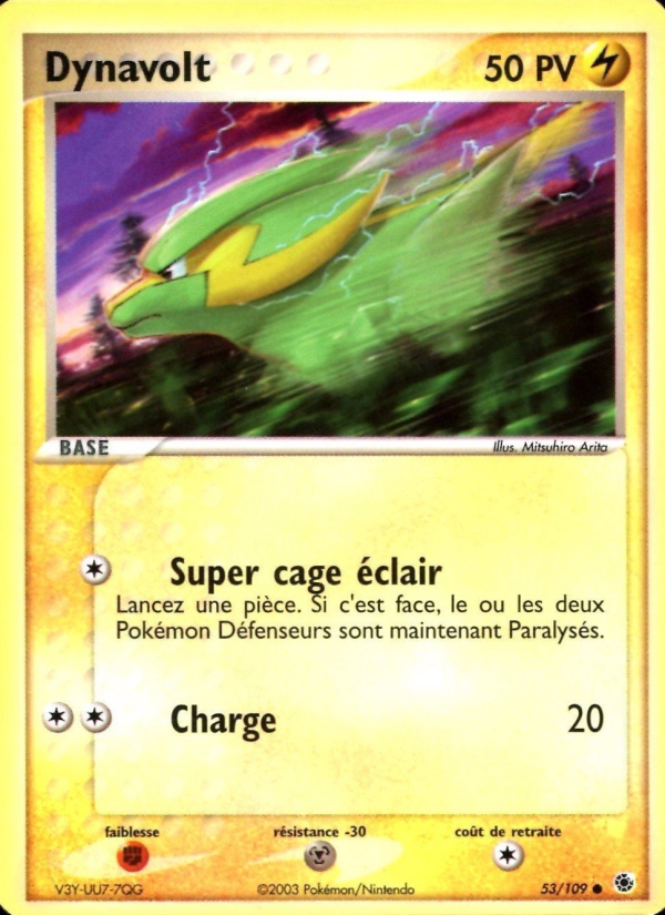 Dynavolt 53 — EX Ruby & Sapphire (French Pokémon TCG card)
