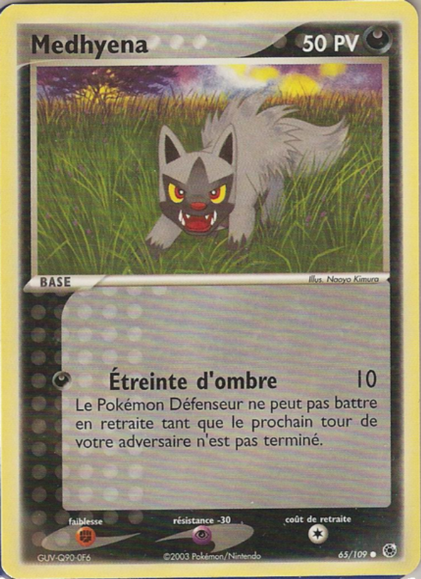 Medhyena 65 — EX Ruby & Sapphire (French Pokémon TCG card)