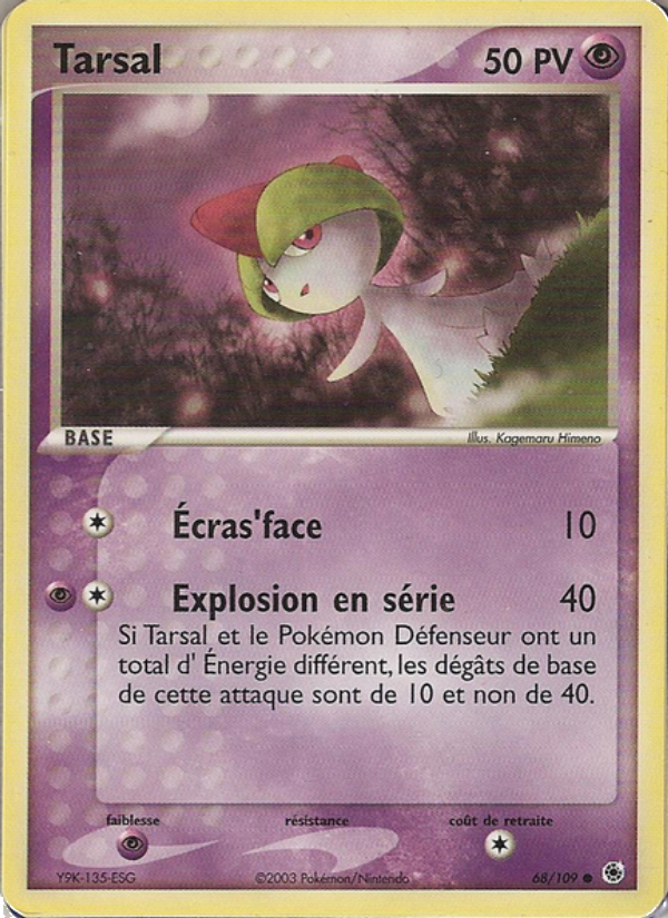 Tarsal 68 — EX Ruby & Sapphire (French Pokémon TCG card)