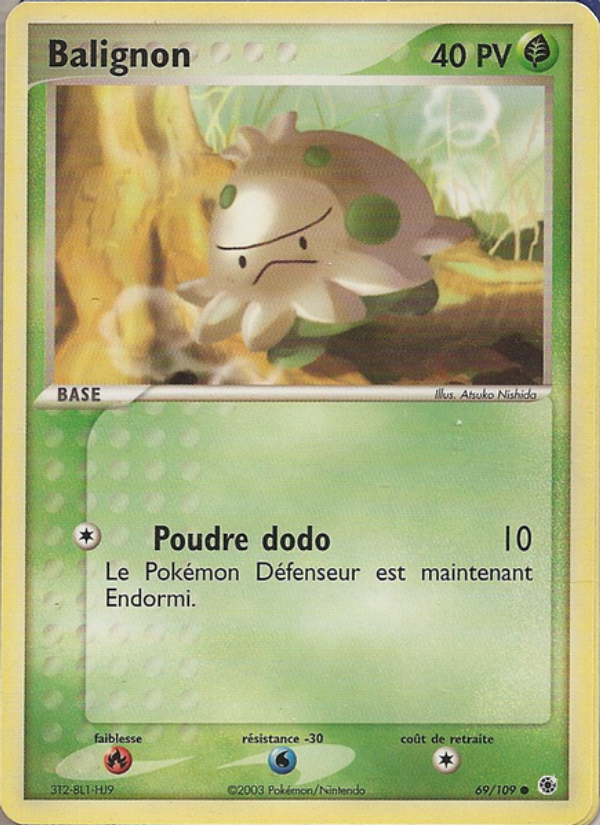 Balignon 69 — EX Ruby & Sapphire (French Pokémon TCG card)