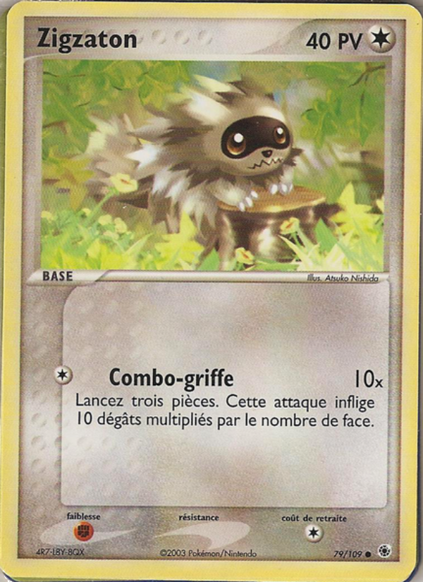 Zigzaton 79 — EX Ruby & Sapphire (French Pokémon TCG card)