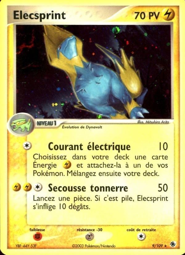 Elecsprint 9 — EX Ruby & Sapphire (French Pokémon TCG card)