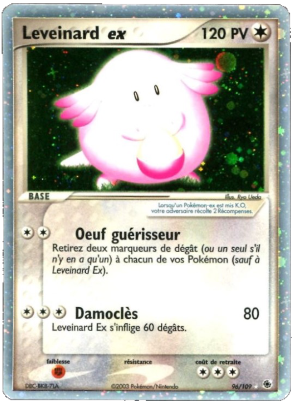 Leveinard ex 96 — EX Ruby & Sapphire (French Pokémon TCG card)