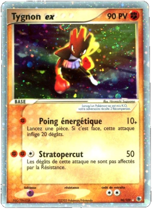 Tygnon ex 98 — EX Ruby & Sapphire (French Pokémon TCG card)