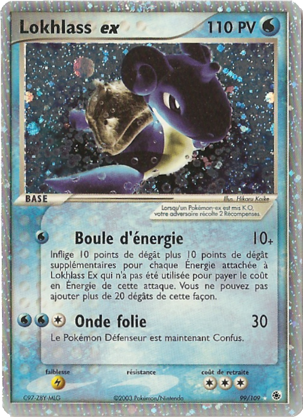 Lokhlass ex 99 — EX Ruby & Sapphire (French Pokémon TCG card)