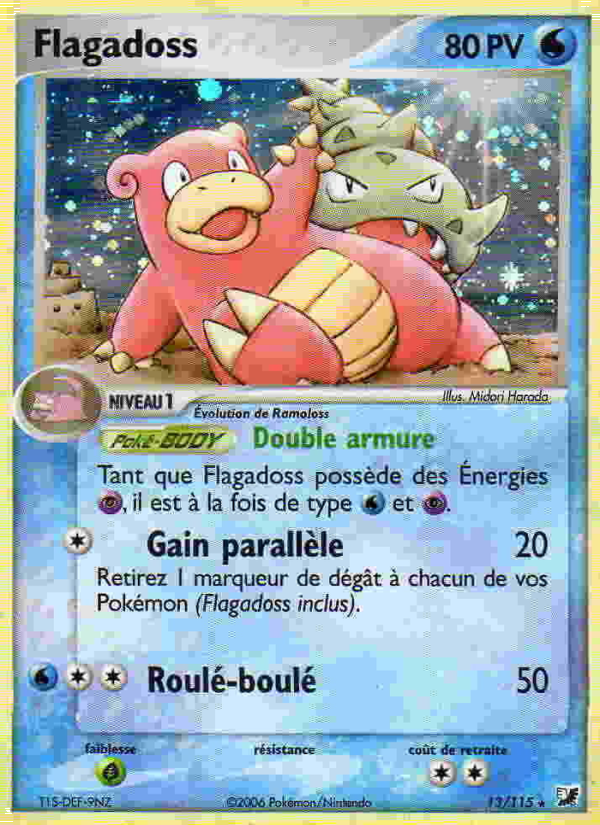 Flagadoss 13 — EX Unseen Forces (French Pokémon TCG card)