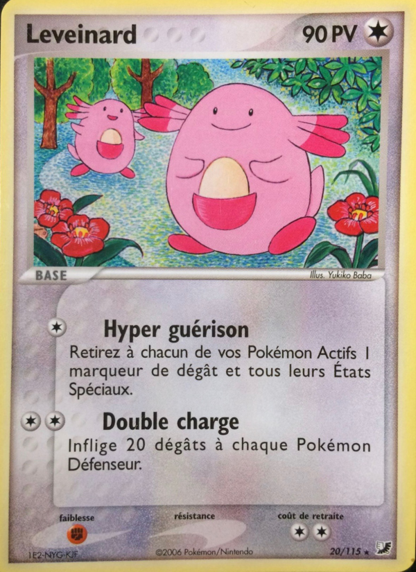 Leveinard 20 — EX Unseen Forces (French Pokémon TCG card)