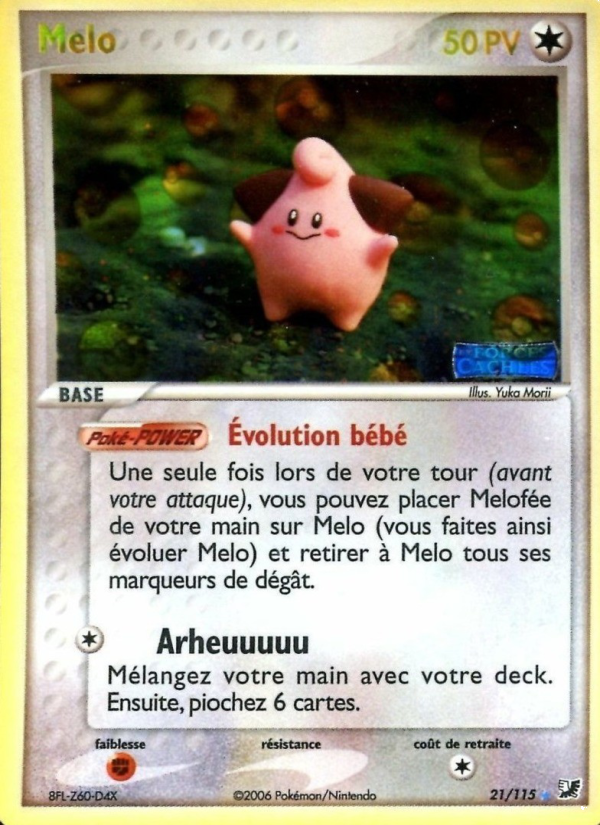 Melo 21 — EX Unseen Forces (French Pokémon TCG card)
