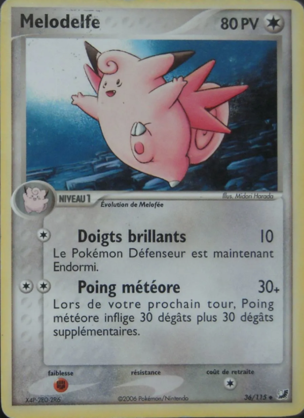 Melodelfe 36 — EX Unseen Forces (French Pokémon TCG card)