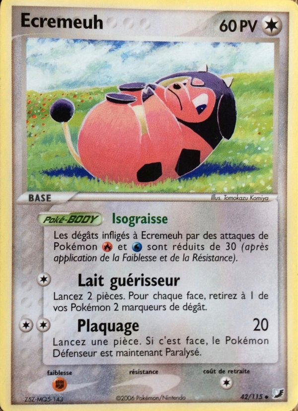 Ecremeuh 42 — EX Unseen Forces (French Pokémon TCG card)