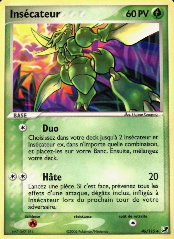 Insécateur 46 — EX Unseen Forces (French Pokémon TCG card)