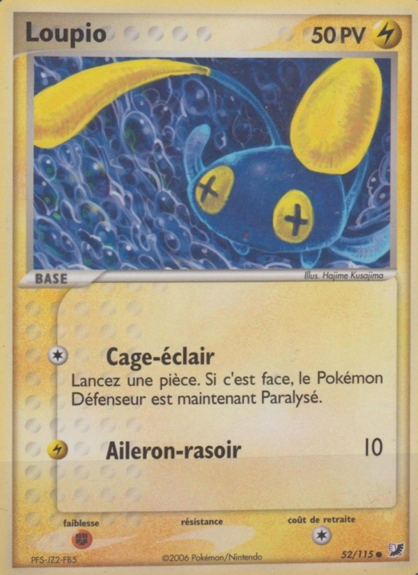 Loupio 52 — EX Unseen Forces (French Pokémon TCG card)